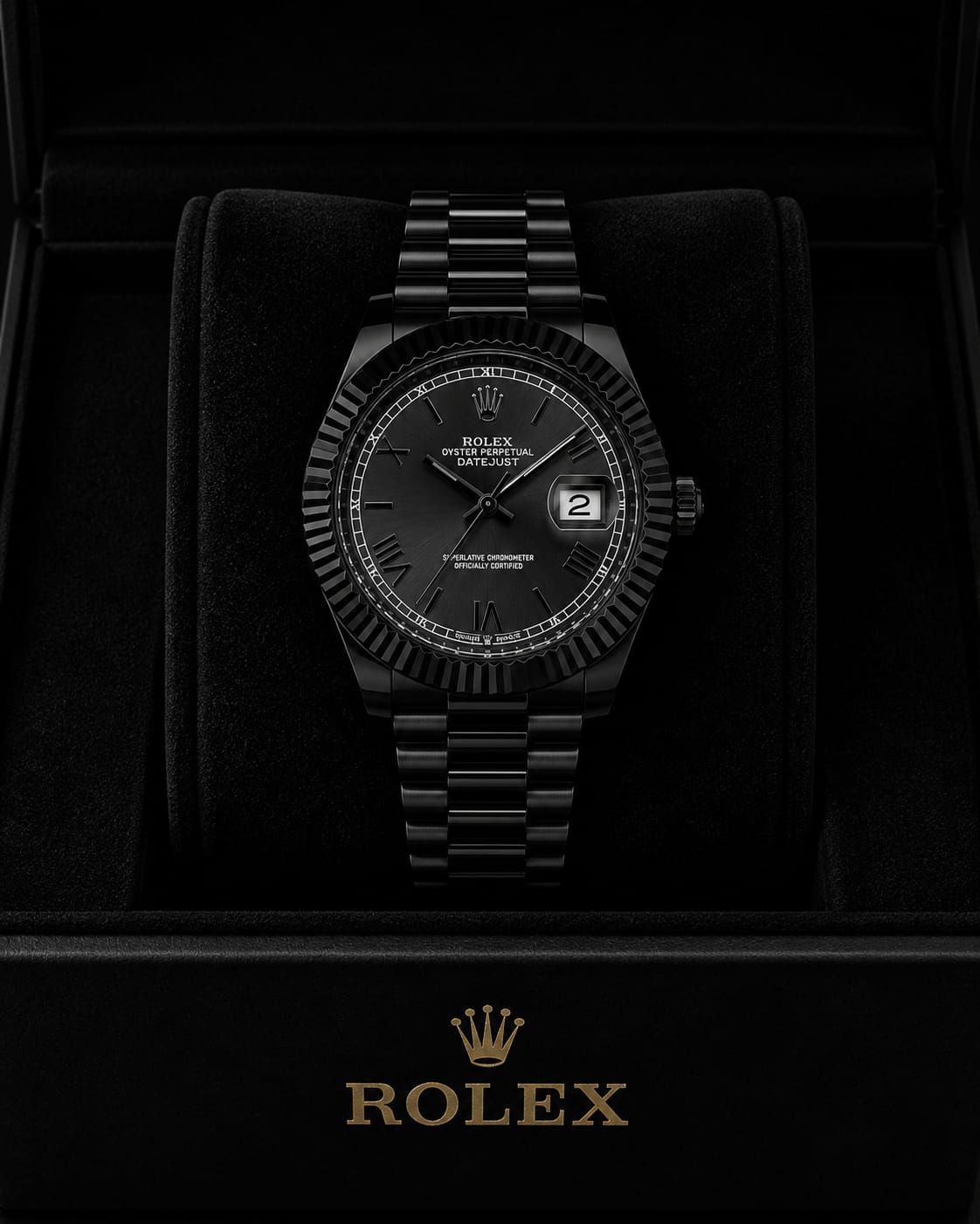 Rolex datejust black